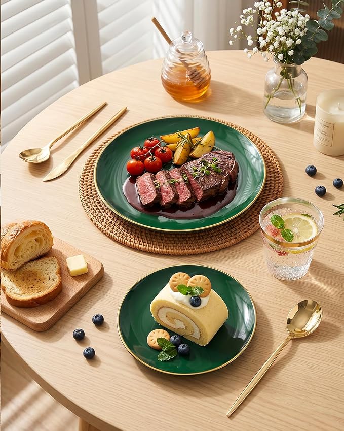 bUCLA 150PCS Green Plastic Plates - Image 3