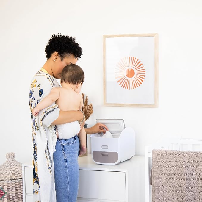 Ubbi Portable Diaper Caddy & Changing Mat, Taupe | Baby & Toddler Nursery - Image 4