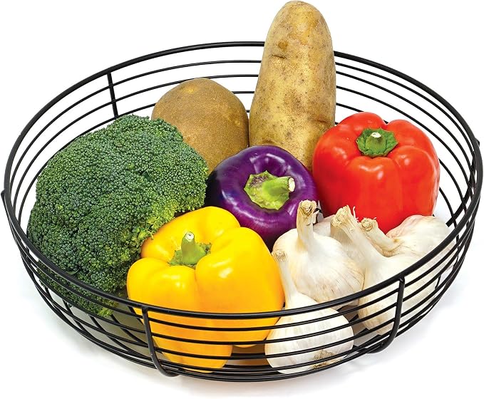 Countertop Fruit Bowl, Wire Basket - Image 3