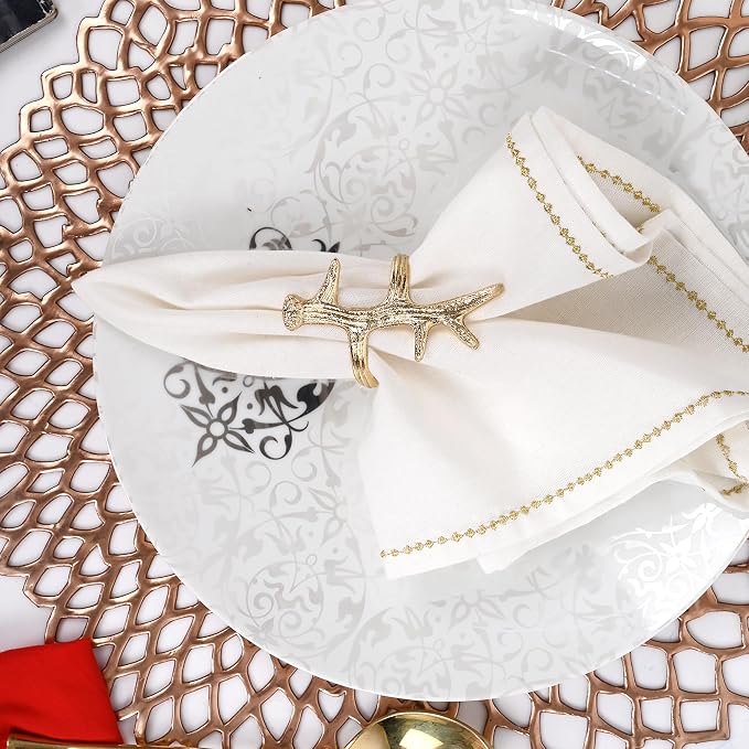12 Pcs Napkin Rings Set - Image 5