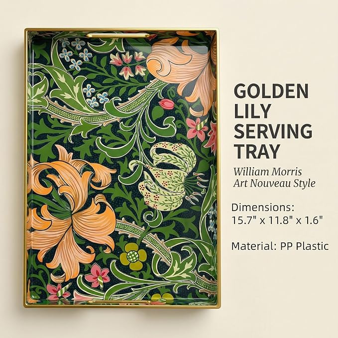 Decorative Tray, Marbling Plastic Tray - Image 5