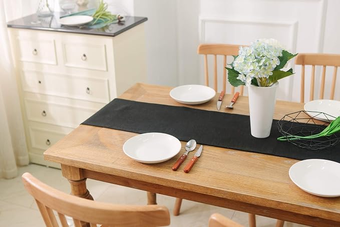 2 Piece Fabric in 1 Dinning Table Runner 12 x 72 Inches Farmhouse Kitchen - Image 6