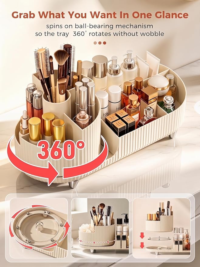 Booklov Rotating Makeup Organizer - Image 6
