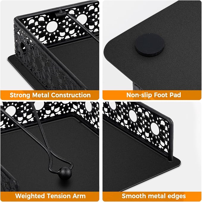 Napkin Holder for Table, Metal Organizer - Image 4