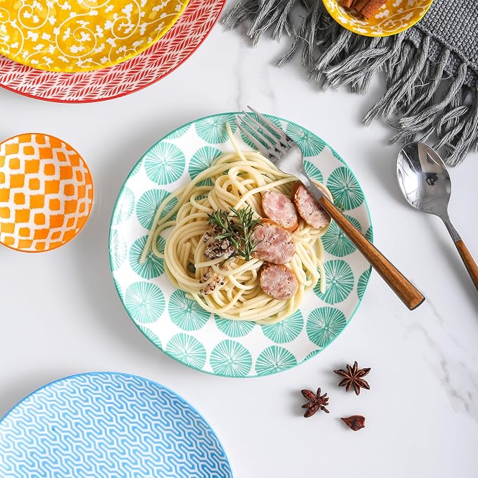 Selamica 30-Pieces Ceramic Dinnerware Sets - Image 6