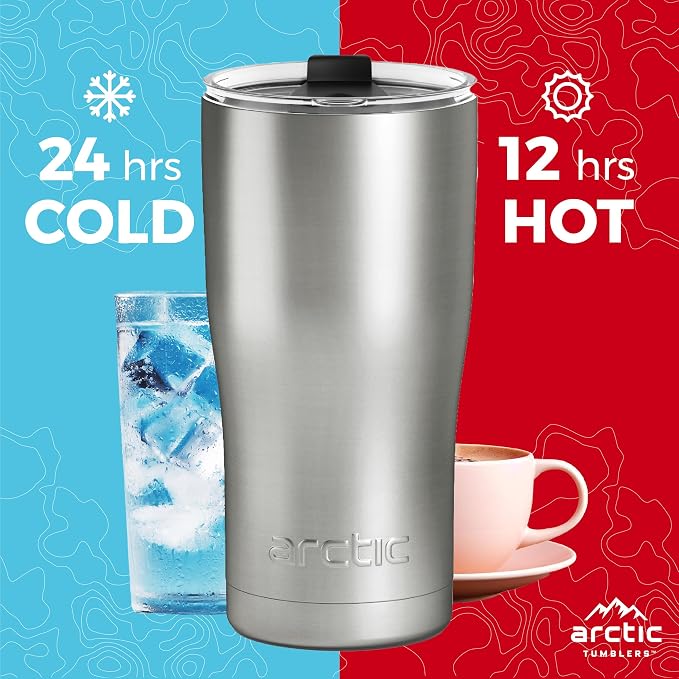 | 20 oz Matte Pink Insulated Tumbler - Image 2