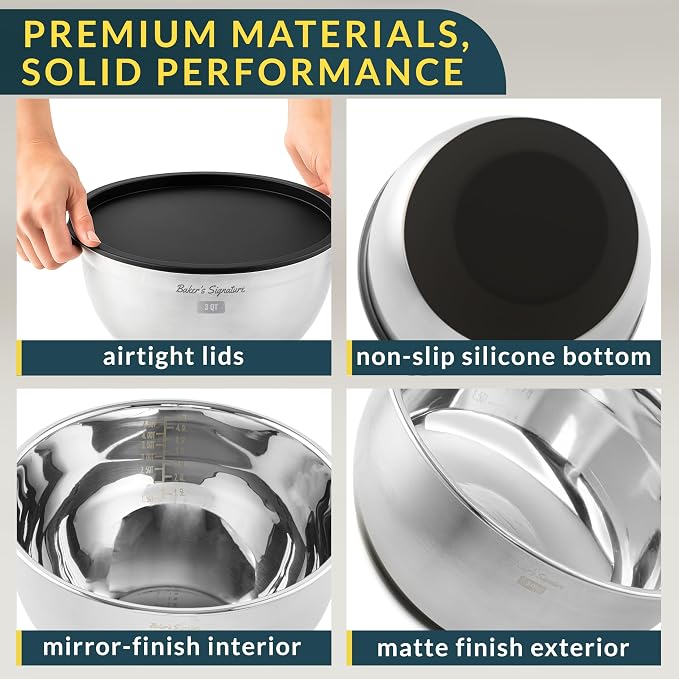 Stainless Steel Mixing Bowls - Image 3