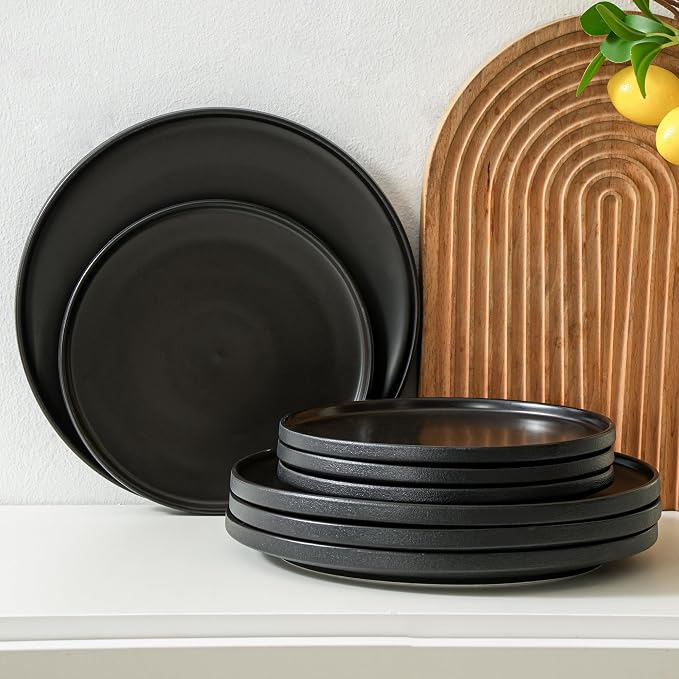 12 Piece Ceramic Plates and Bowls Sets - Image 7