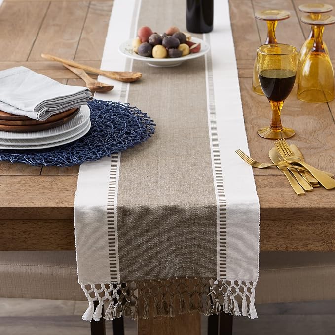 DII Dobby Stripe Table Runner - Image 6
