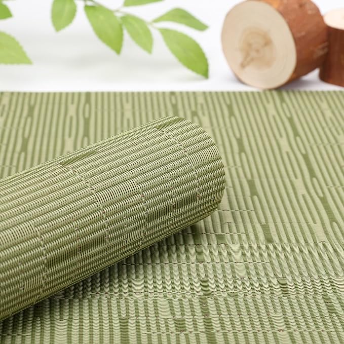 Myir JUN Placemats Set of 8 Kitchen and Dining Table Placemats | Vinyl - Image 5
