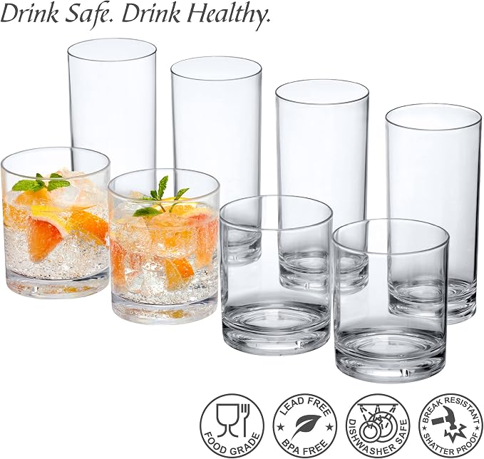 Amazing Abby - Probity - 12-Ounce and 16-Ounce Plastic Tumblers, Drinking - Image 3