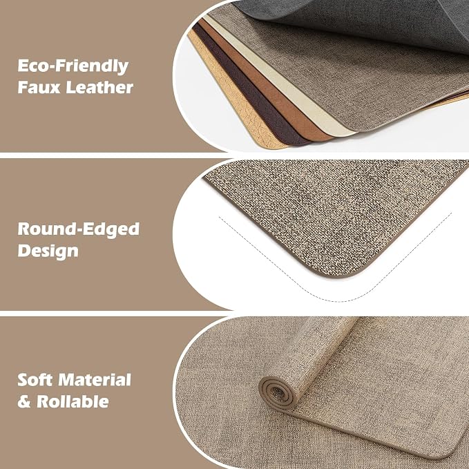 Aofmee Faux Leather Placemats Set of 6 - Image 6