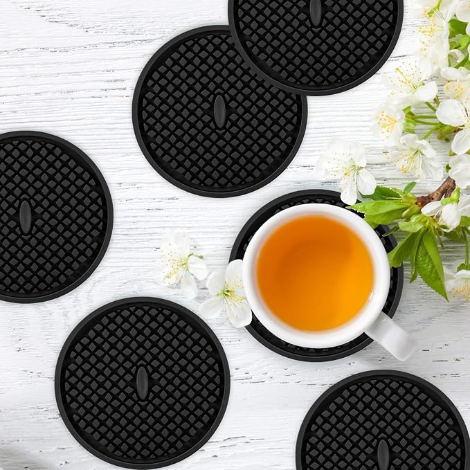 ME.FAN Silicone Coasters Thickened Drink Coasters - Image 2