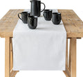 Over&Back 18x90 Woven Chambray Cotton Table Runner by overback