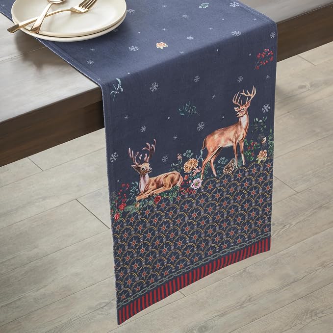 Maison d' Hermine Table Runner 100% Cotton 14.50" x 72" | Table Runners 72 - Image 9