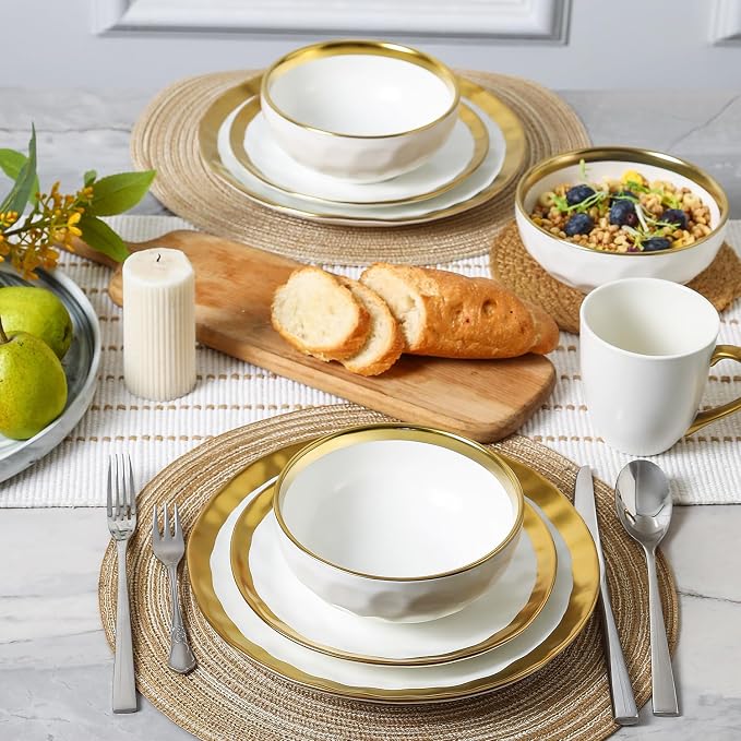 vicrays Ceramic Salad Bowls Set - Image 5