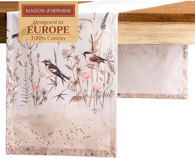Maison d' Hermine Table Runner 100% Cotton 14.50" x 72" | Table Runners 72 by MaisondHermine