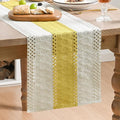 Artoid Mode Yellow Farmhouse Rustic Table Runner 12x90 Inch | Seasonal Holiday by ArtoidMode