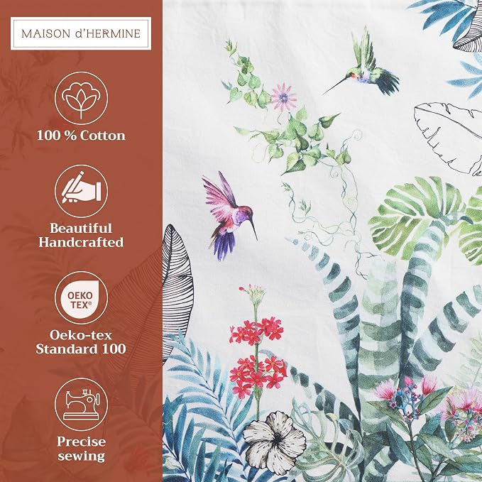 Maison d' Hermine Placemats Set of 4 Reusable 100% Cotton | Cloth Place Mats - Image 2