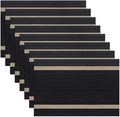 PIGCHCY Luxurious Placemats Set of 8, 18 x 12 inches Elegant Placemats Non-Slip by PIGCHCY