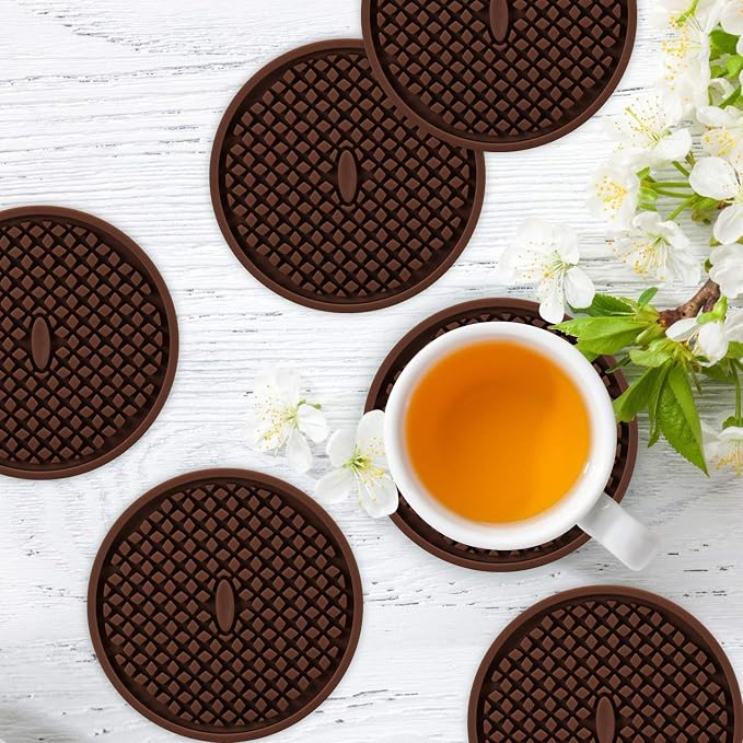 ME.FAN Silicone Coasters Thickened Drink Coasters - Image 2