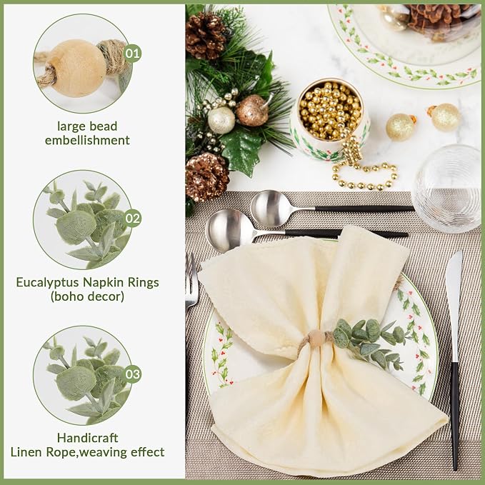 Defined Deco Napkin Rings - Image 3