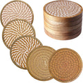 Eykao 5 Pack Coasters for Drinks Absorbent, 4.3 inches Cork Coasters for Coffee by Eykao