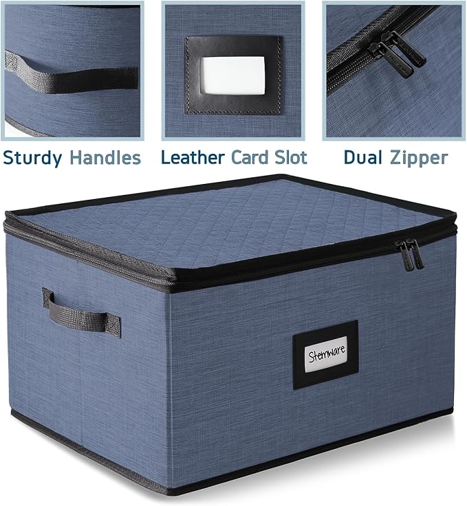 Hearth & Harbor Wine Glass Storage Box - Image 3