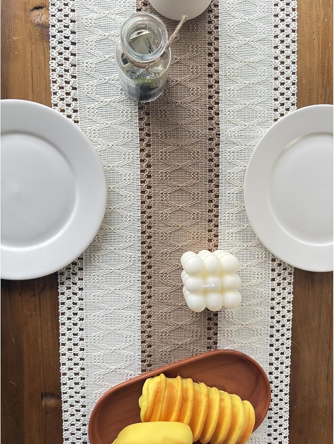 Boho Table Runner for Fall Home Decor - Image 5