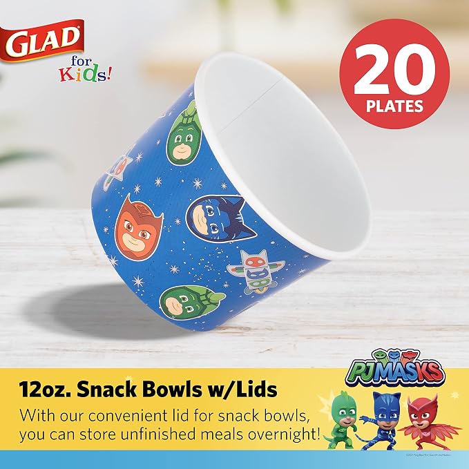 Glad for Kids PJ Masks Paper Snack Bowls - Image 2