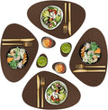 Faux Leather Placemats and Coasters by CaSail