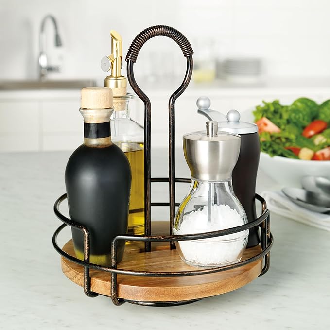 Mikasa Gourmet Basics Hanover Condiment Caddy - Image 2