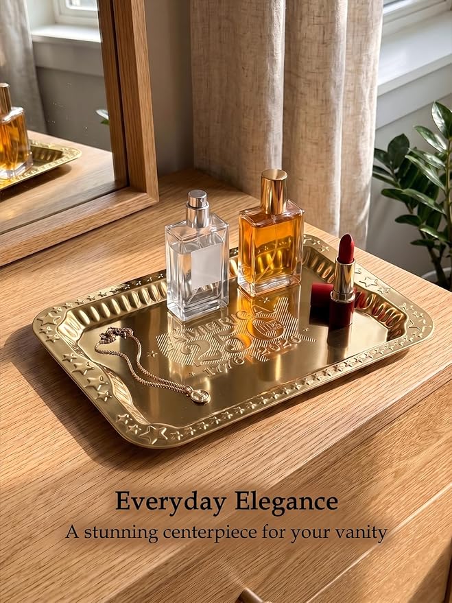 4 Pack 250th Anniversary USA Gold Serving Trays - Image 8