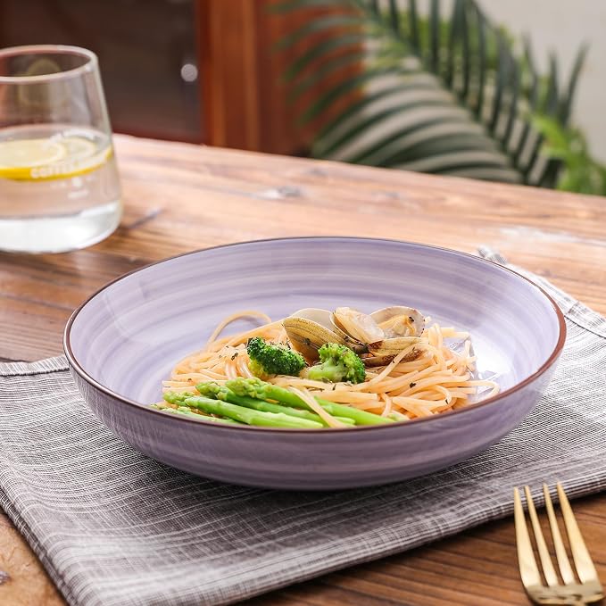 Selamica Ceramic 16-Pieces Dinnerware Set, Ceramic Dishes Set - Image 6