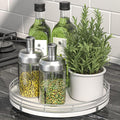 Oroyutor 9-Inch Oak Lazy Susan Spice Organizer by Oroyutor