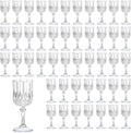 7OZ Plastic Wine Glasses, Reusable Vintage Goblets Unbreakable Drinking Glasses by Unknown