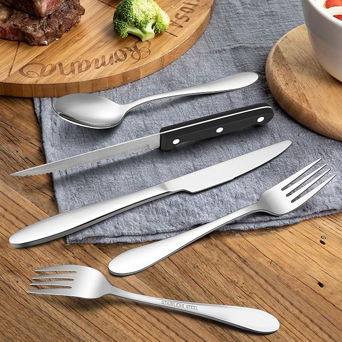 LIANYU 72-Piece Silverware Set - Image 6