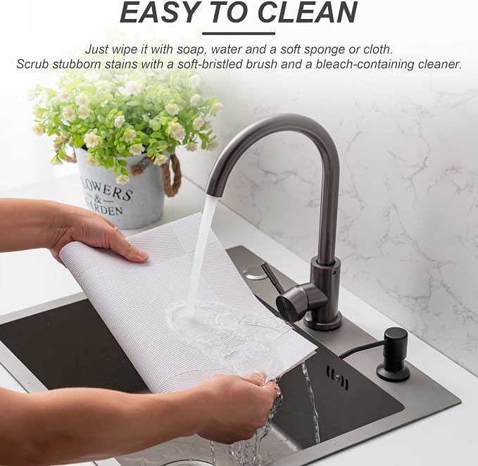 Placemats Set of 6 Washable Indoor | Outdoor Vinyl Place Mats - Image 3