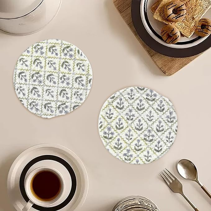 Boho Cotton Coasters Set of 6 - Image 5