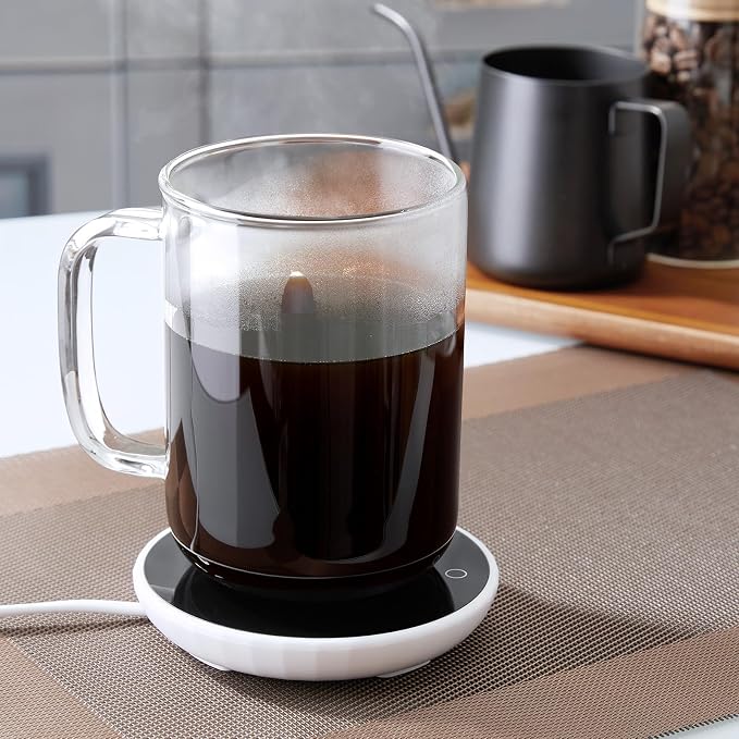Glass Coffee Mugs, 24 oz Ice coffee cups, Large Clear Tea Cups Set of 6 - Image 3