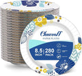 Clawsoff 8.5 Inch 280 Count Paper Plates Heavy Duty Disposable Plate Flower | by BuyNow