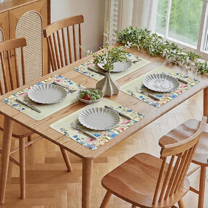Vinyl Placemats Set of 6-12x17 Inch - Image 2