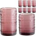 ZMOWIPDL 12oz & 15oz Hobnail Drinking Glasses, by ZMOWIPDL