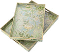 2 Pcs Serving Trays with Handles, Plastic Tray by Unknown