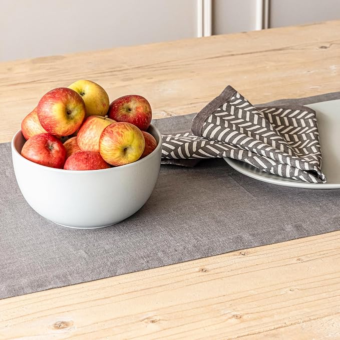 Over&Back 18x90 Washed 100% Linen Table Runner - Image 9