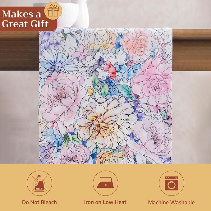 Maison d' Hermine Table Runner 100% Cotton 14.50" x 72" | Table Runners 72 - Image 5