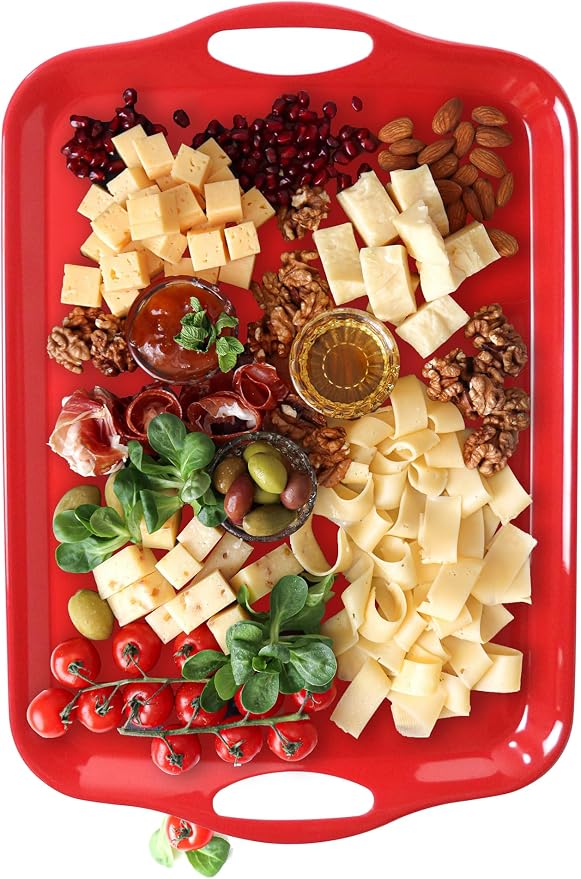 KAQAHIDO Large Melamine Serving Trays - Image 6