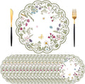 50 PCS Paper Placemats Disposable, Vintage Wildflower Place Mats | 13.5Inch by Unknown