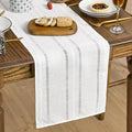 Artoid Mode Rustic Cotton Linen Table Runner, Seasonal Embroidered Hollow by ArtoidMode