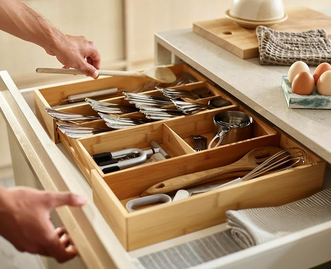 Joseph Joseph DrawerStore Expanding Silverware, Utensil & Gadgets Organizer - Image 6